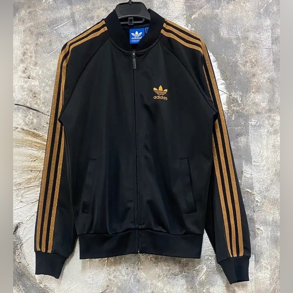 adidas Jackets & Coats Adidas Trefoil X Nigo Bear King Black Gold